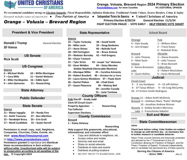 2024 Voter Guide Sample Ballot Election United